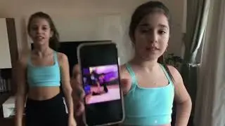 Twins Sisters yoga challenge, Little yoga by little girls, Girl Couple Yoga challenge with Best Frie