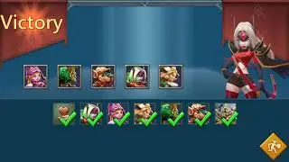 Limited Challenge: Dark Disaster - Stage 1 - Lords Mobile (Free Witch Doll)