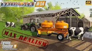 MAX REALISM in The Baltic Sea #04 ⭐ Farming Simulator 19 ⭐ TimeLapse ⭐ 4K