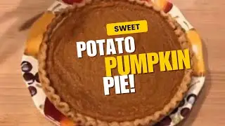 Тыквенный пирог со сладким картофелем!
