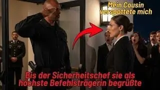 Mein Cousin verspottete mich   bis der Sicherheitschef sie als höchste Befehlsträgerin begrüßt