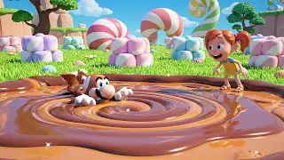 Mario Baby Goomba Rolled Into a Pudding Bowl | Nursery Rhymes for Kids & Baby Songs