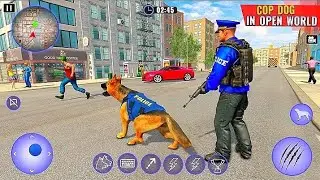 US Police Dog Shopping Mall Crime Chase - Androidgameplay
