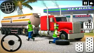 Oil Tanker Truck Driver 3D || Stunt Mode || #10-14 Latest Level || Android Games || Gamer4x4
