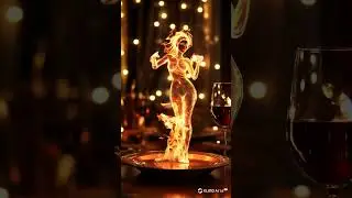 🔥 **Fiery Dance of the Flame Goddess - Mesmerizing Fire Animation!** 🔥