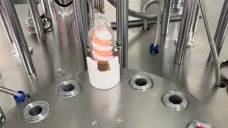 Auto 2 colors swirl cream gel filling machine