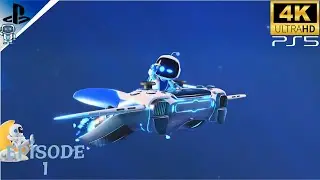 ASTRO BOT WALKTHROUGH PART 1 - %100 PS5 SKY GARDEN/CREAMY CANYON/LOST GALAXY