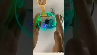 USB fan with LED clock