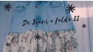 DIY DE JEANS A FALDA II