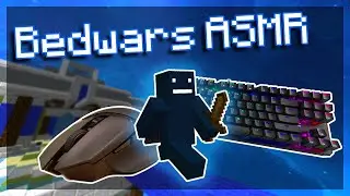 Keyboard + Mouse Sounds ASMR (Blue Switches) | Hypixel Bedwars