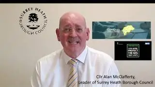 Cllr Alan McClafferty - Surrey Heath Coronavirus Statement