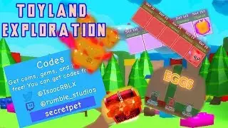 Exploring The Toy Land Update - New Code, Pets, Chests and Rewards! | Bubble Gum Simulator (ROBLOX)