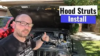 Jeep Gladiator - Hood Struts install for Jeep JT/JL