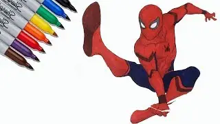 SPIDER-MAN HOMECOMING Special Kick Coloring Pages | SAILANY Coloring Kids
