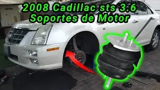 2008 Cadillac sts 3.6 Cómo cambiar los soportes de motor ( How to change engine mounts )