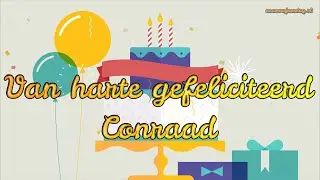 Gefeliciteerd CONRAAD 🎈 | FIJNE VERJAARDAG! 🎉 #naamverjaardag