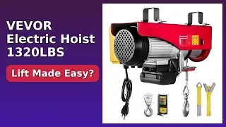 REVIEW (2025): VEVOR Electric Hoist 1320LBS. Features.