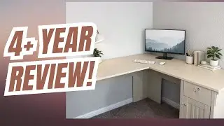 Bush Furniture L Desk Review &ndash; Is It Worth It? (Off-White)
