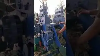 Home industry sugar cane mill, make rock sugar #shorts