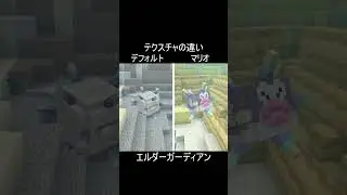 テクスチャの違いPart2#マリオ #マイクラ #wiiu #shorts
