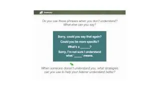 Communicating clearly