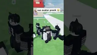 turning entire servers into peoples sus avatars 😂 #roblox #funny #prank #trolling #memes #comedy