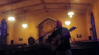 This was Andy Lewis at the first Church Green Coffeehouse
