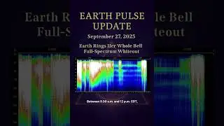 🌐 Earth Rings Her Whole Bell | Full-Spectrum Whiteout #shorts