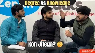 Is Degree More Important Than Knowledge? | Buddy Debate | Confidence Building | Who will win?🤔
