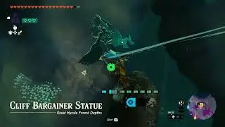 Cliff Bargainer statue #tearsofthekingdom #zelda #switch