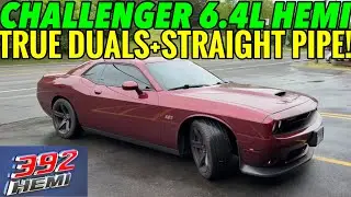 2018 Dodge Challenger 392 HEMI 6.4L V8 w/ TRUE DUAL STRAIGHT PIPES!