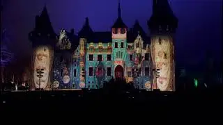 Castle the Haar ( Kasteel de Haar Utrecht) light show #castle #netherlands