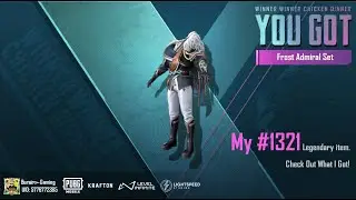 New Frost Admiral Set | Burair Gaming is Live (No.111)#burairgaming #ultimatecrate #pubgmobile #pubg