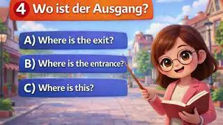 German Quiz for Beginners 🇩🇪 | Can You Guess These German Sentences?