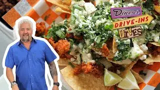 Guy Fieri Eats Hot Chicken Nachos in Nashville | Diners, Drive-Ins and Dives | Food Network