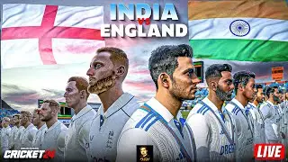 India Tour Of England 2025 🏆 England vs India 1st Test at Headingley 🔥 | Cricket 24 Live | RtxVivek