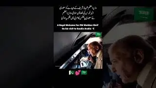 PM Shahbaz Sharif Gets Saudi Air Force Jet Salute!🇵🇰🤝🇸🇦 #SaudiArabia #Pakistan #shortsfeed #shorts