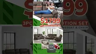 Score Big Savings 🏆 Reclining Sofa, Loveseat & Chair &ndash; $1799!