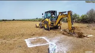 multiplayer jcv, jcb 3dx,CAT 428F, backhoe vs jcp, bulldozer vs excavator, jcd levelling and digging