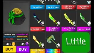 LITTLE ST PATRICK DAY CRATES UNBOXING ! || 🗡SURVIVE THE KILLER !