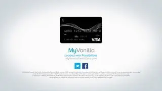 MyVanilla debit card web spot