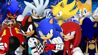 SONIC THE HEDGEHOG| ROYAL RUMBLE WWE 2K19