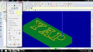 Mastercam x5 Tutorial - How To Make Name Plate (Indonesia)