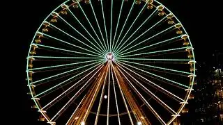 Free Footages | Architecture | Colorful Ferris Wheel