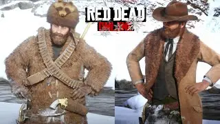 Red Dead Online best winter outfits for cold weather !!!