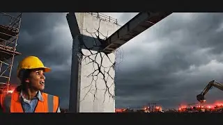 The Unthinkable: Massive Bridge Construction Collapse (4K Cinematic)