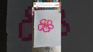 Flower🌸 Pixel art ideas✨️🥰 #pixel #pixelart #pixelartist #flowers #art #pixelartideas