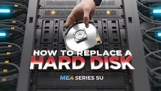 How to replace a Hard disk in an ME4 Series 5U #dell #storage