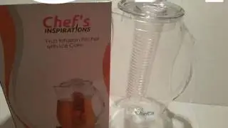Chef's Inspirations Fruit Infusion Pitcher With Ice Core