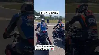 #TR54 ve #DO53 Yarış Startı 🏍💨🇹🇷 #toprakrazgatlıoğlu #denizoncu #r25 #yamahar1 #motosiklet